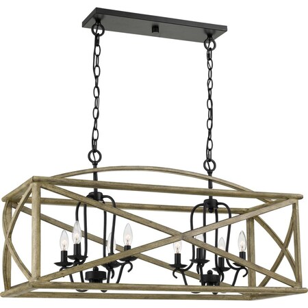 Quoizel Woodhaven Island Chandelier WHN841DW
